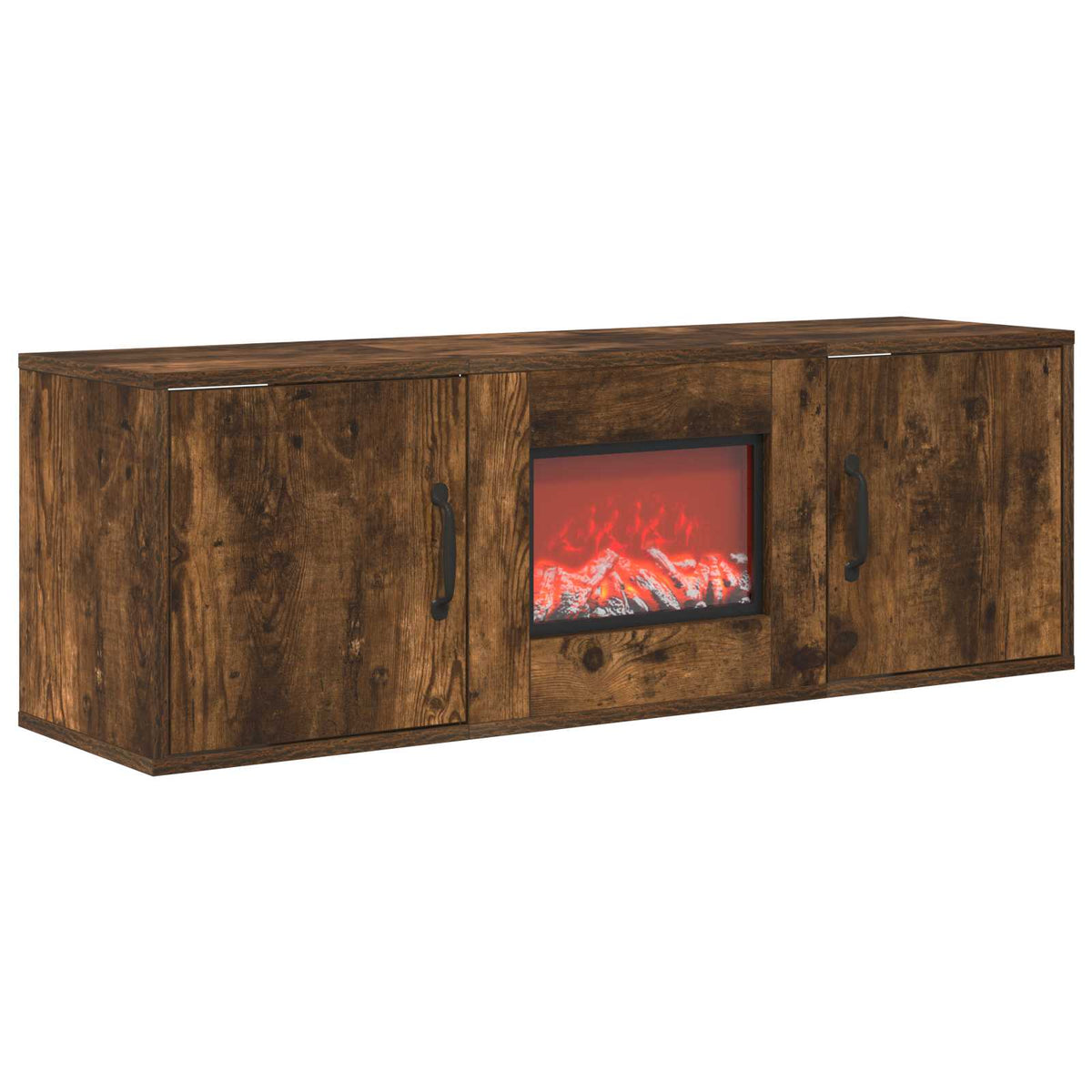 Electric Fireplace Smoked Oak 110 x 30 x 36.5 cm
