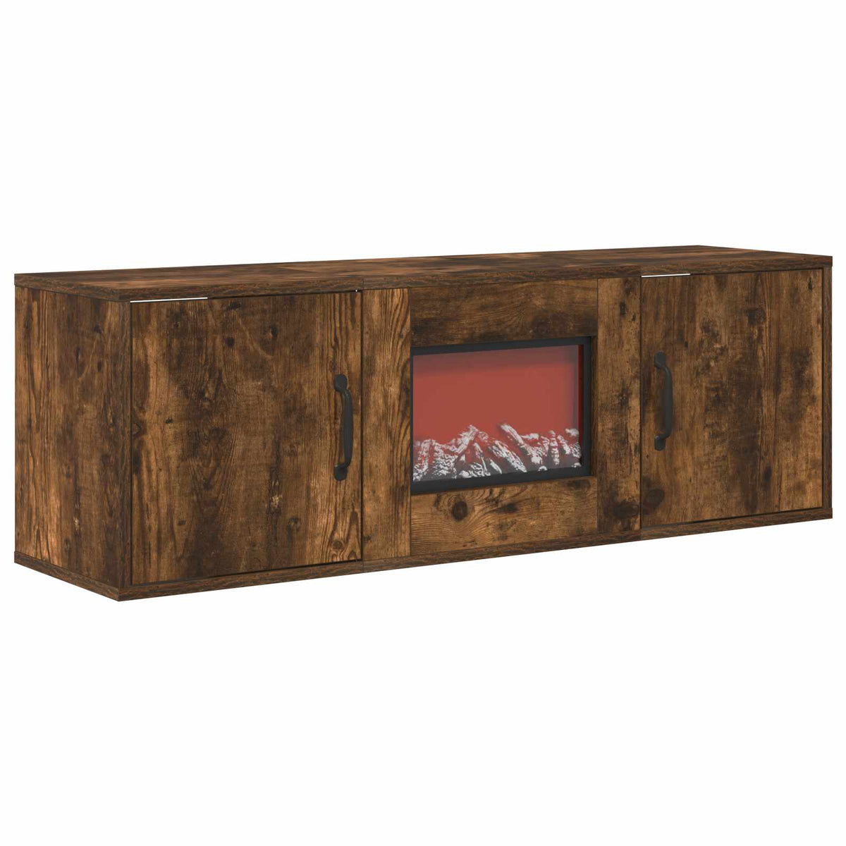 Electric Fireplace Smoked Oak 110 x 30 x 36.5 cm