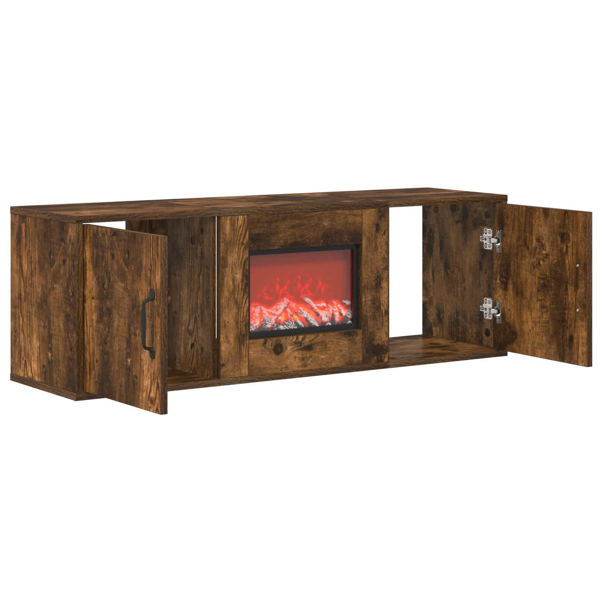 Electric Fireplace Smoked Oak 110 x 30 x 36.5 cm