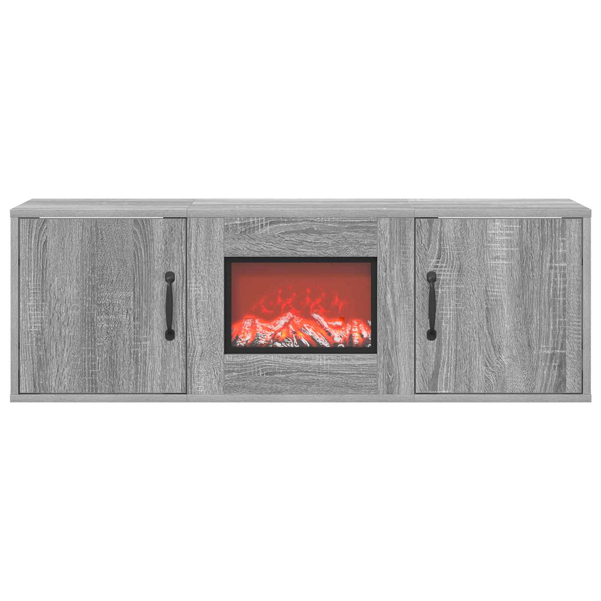 Electric Fireplace Grey Sonoma 110 x 30 x 36.5 cm