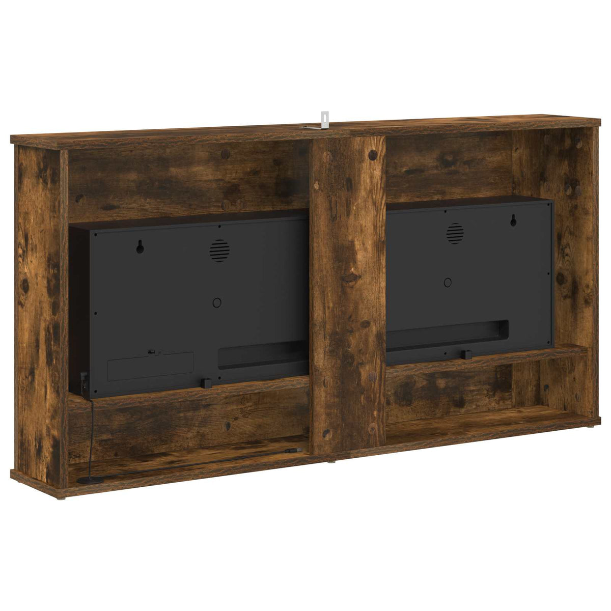 Electric Fireplace Smoked Oak 114 x 18 x 58.5 cm