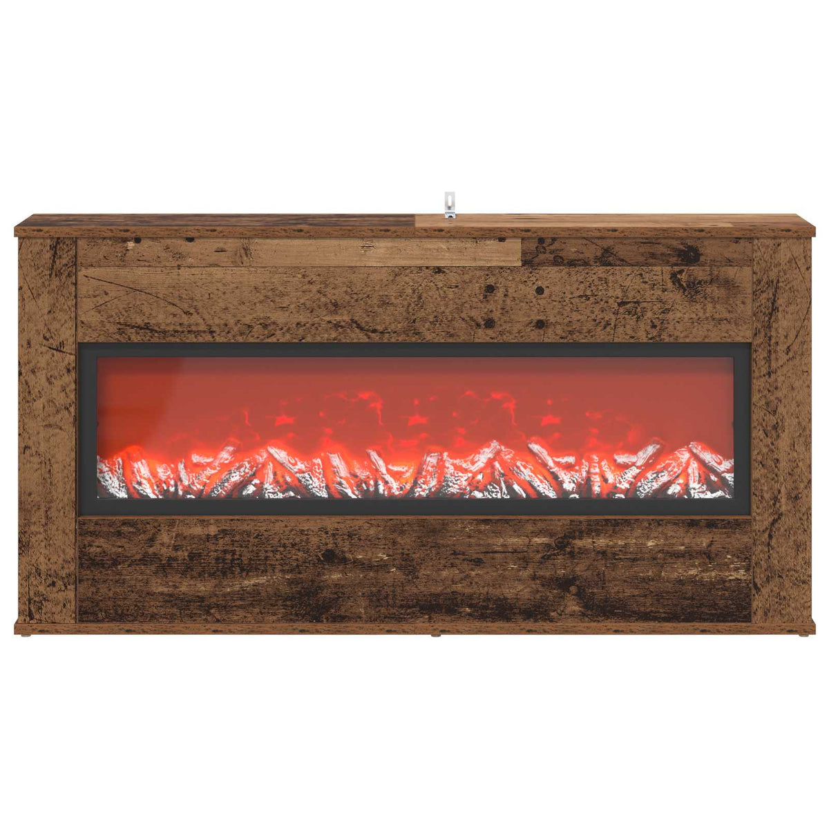 Electric Fireplace Old Wood 114 x 18 x 58.5 cm Engineered wood