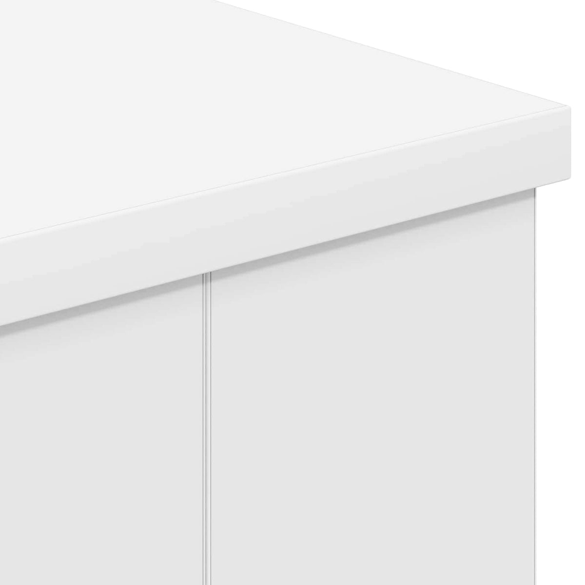 Electric Fireplace White 47 x 18 x 48 cm Engineered wood