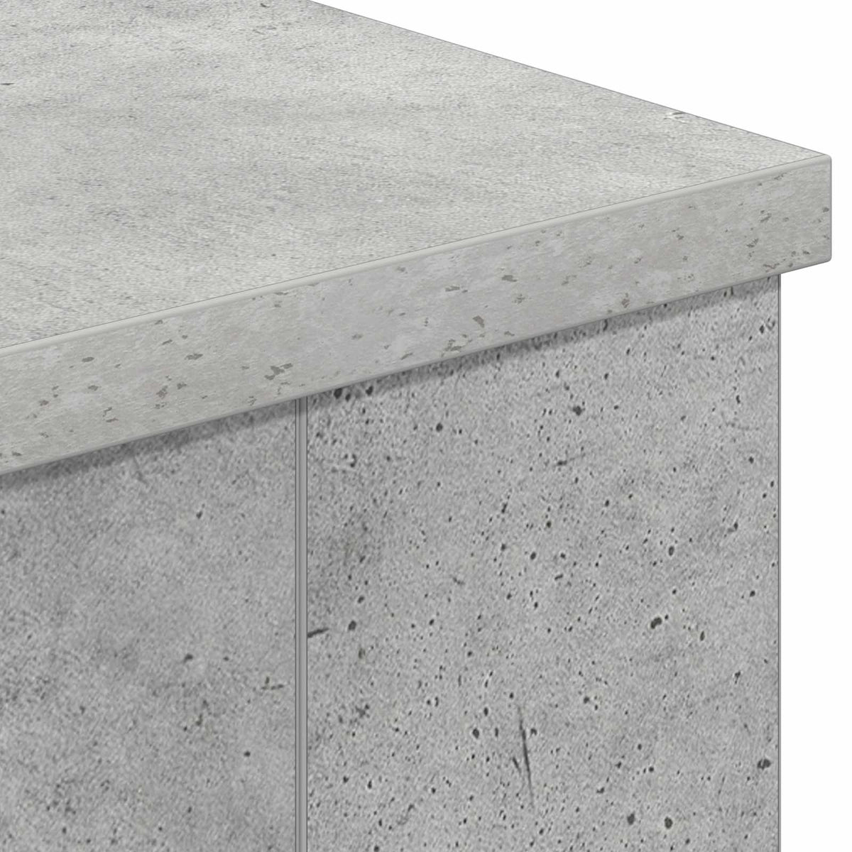 Electric Fireplace Concrete 47 x 18 x 48 cm Engineered wood