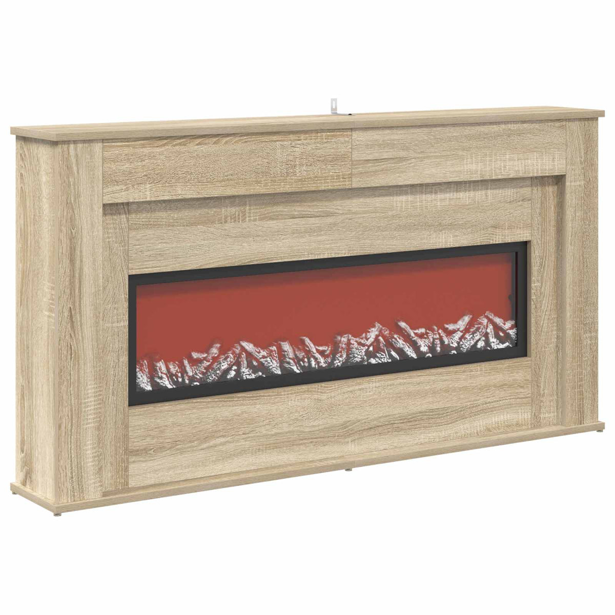 Fireplace with LED Strip Sonoma 130 x 20 x 69.5 cm