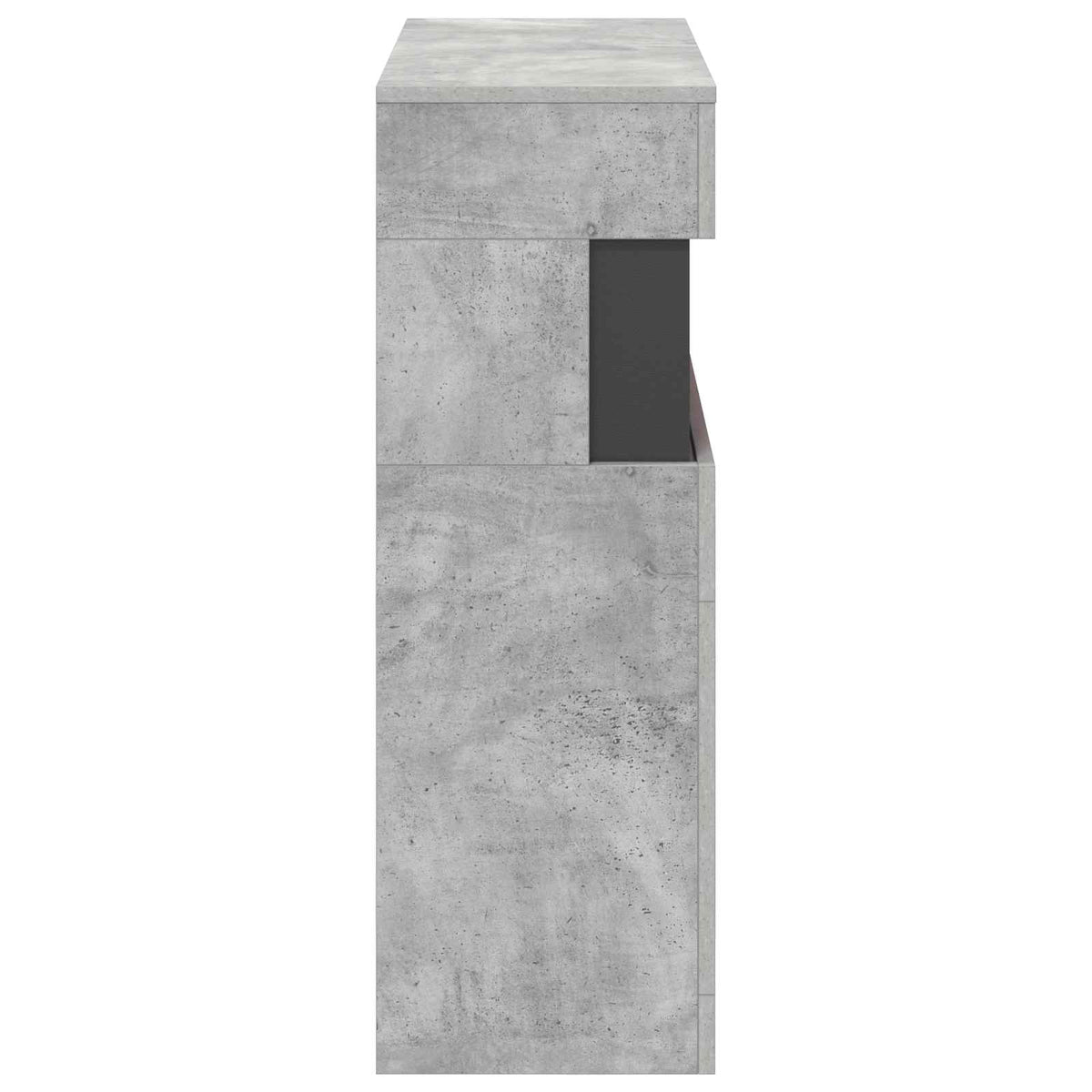 Electric Fireplace Concrete 64 x 30 x 87 cm Engineered wood