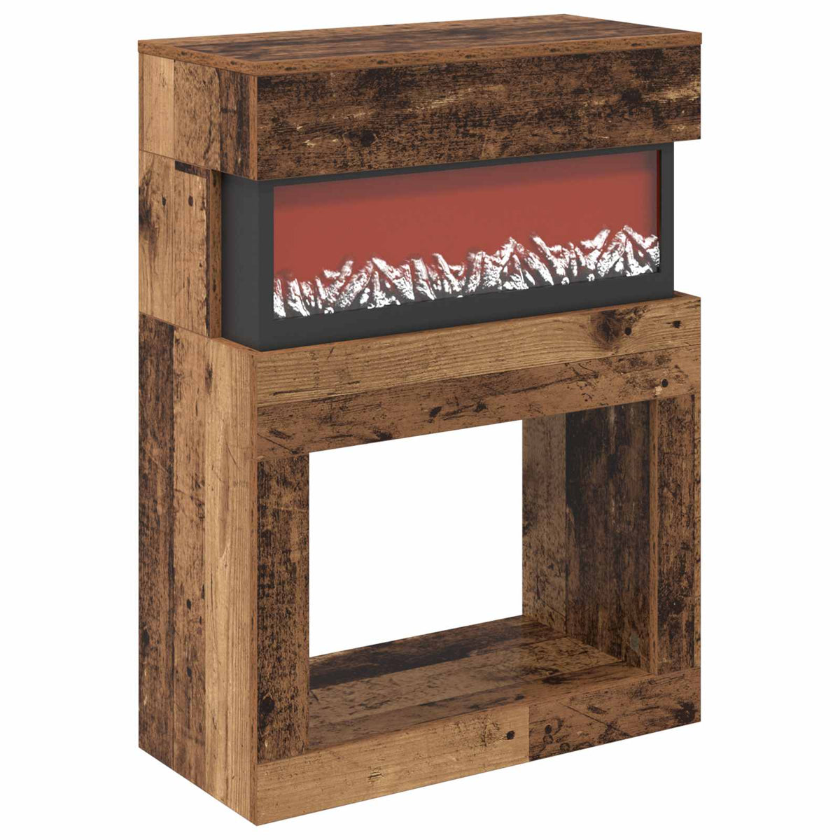 Electric Fireplace Old Wood 64 x 30 x 87 cm Engineered wood