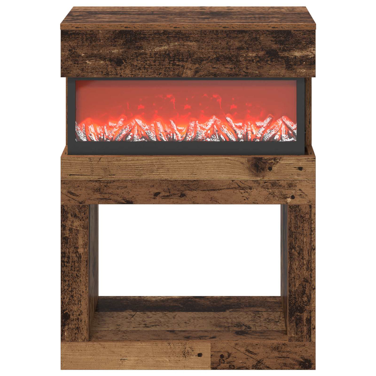 Electric Fireplace Old Wood 64 x 30 x 87 cm Engineered wood