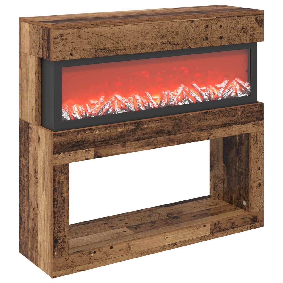 Electric Fireplace Old Wood 102 x 30 x 94 cm Engineered wood
