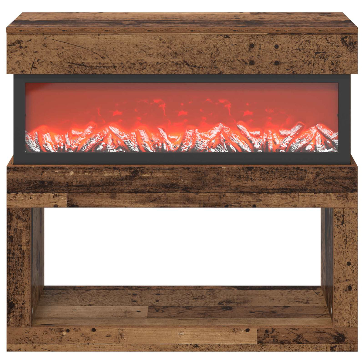 Electric Fireplace Old Wood 102 x 30 x 94 cm Engineered wood