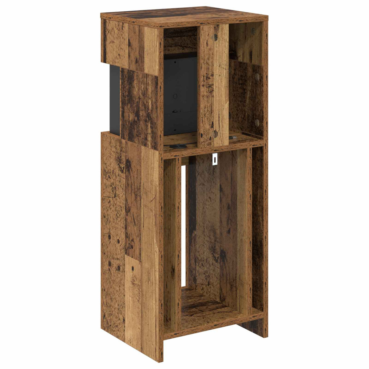 Electric Fireplace Old Wood 35 x 30 x 86 cm Engineered wood