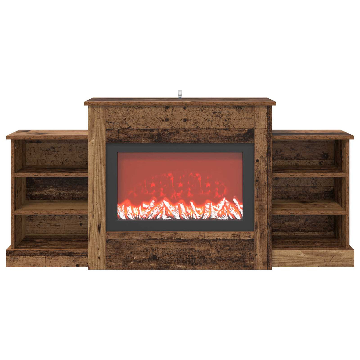 Electric Fireplace Old Wood 140 x 30 x 67 cm Engineered wood
