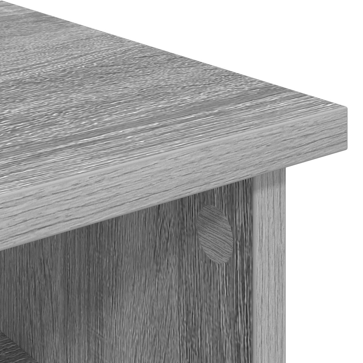Electric Fireplace Grey Sonoma 110 x 30 x 50 cm Engineered wood