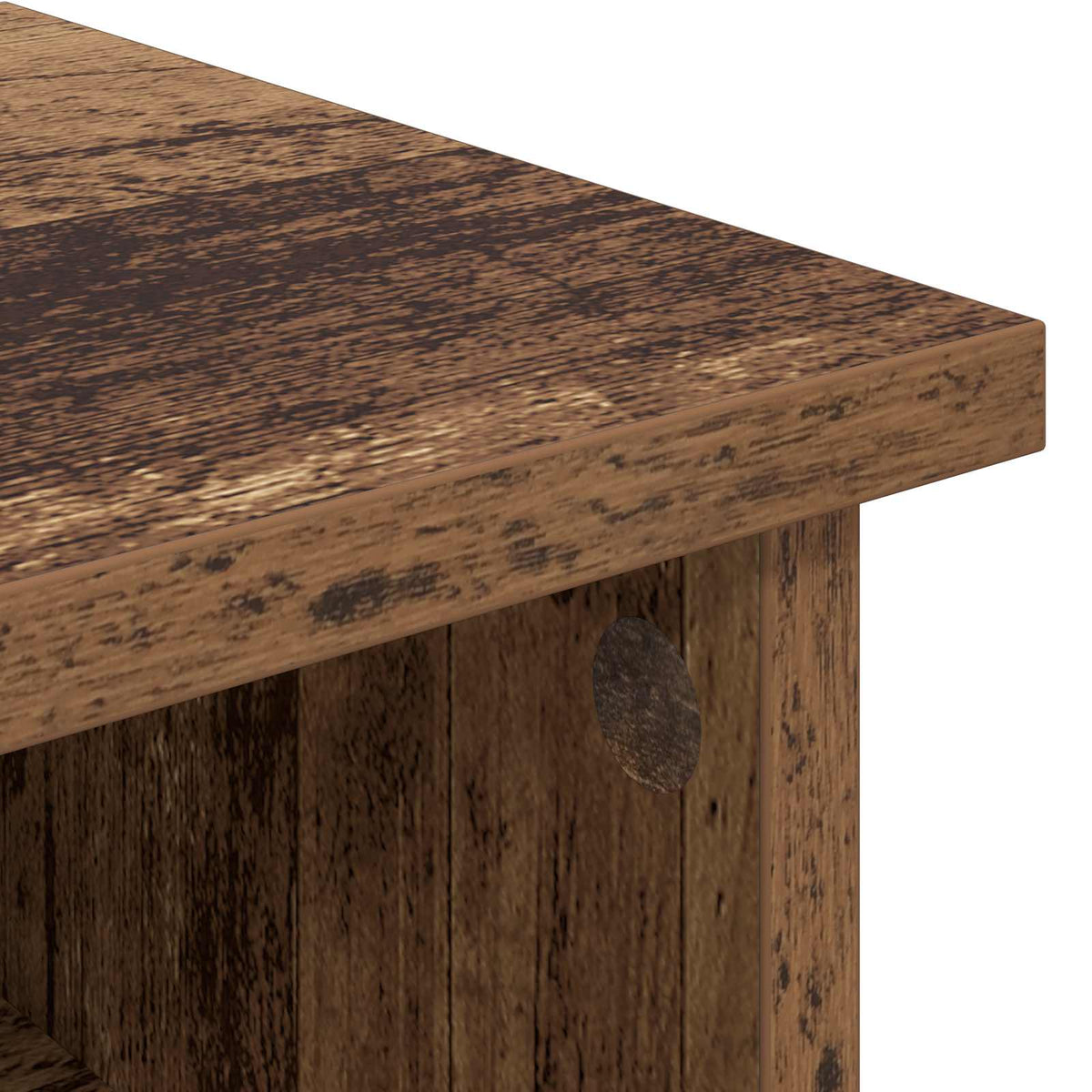 Electric Fireplace Old Wood 110 x 30 x 50 cm Engineered wood