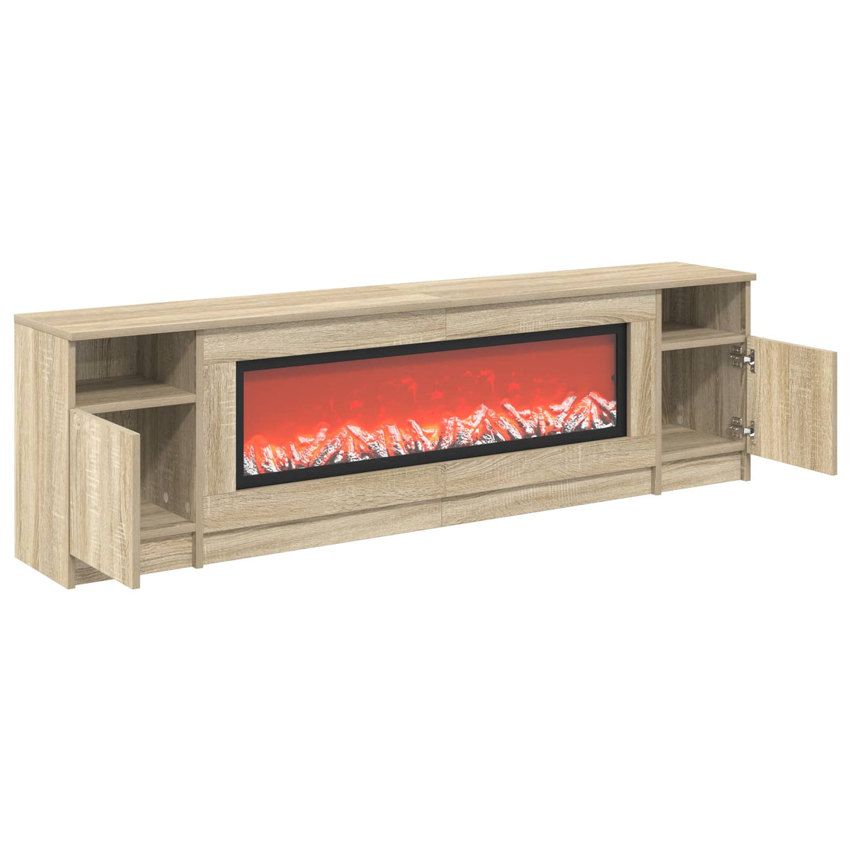 Electric Fireplace Sonoma 165 x 28.5 x 47 cm Engineered wood