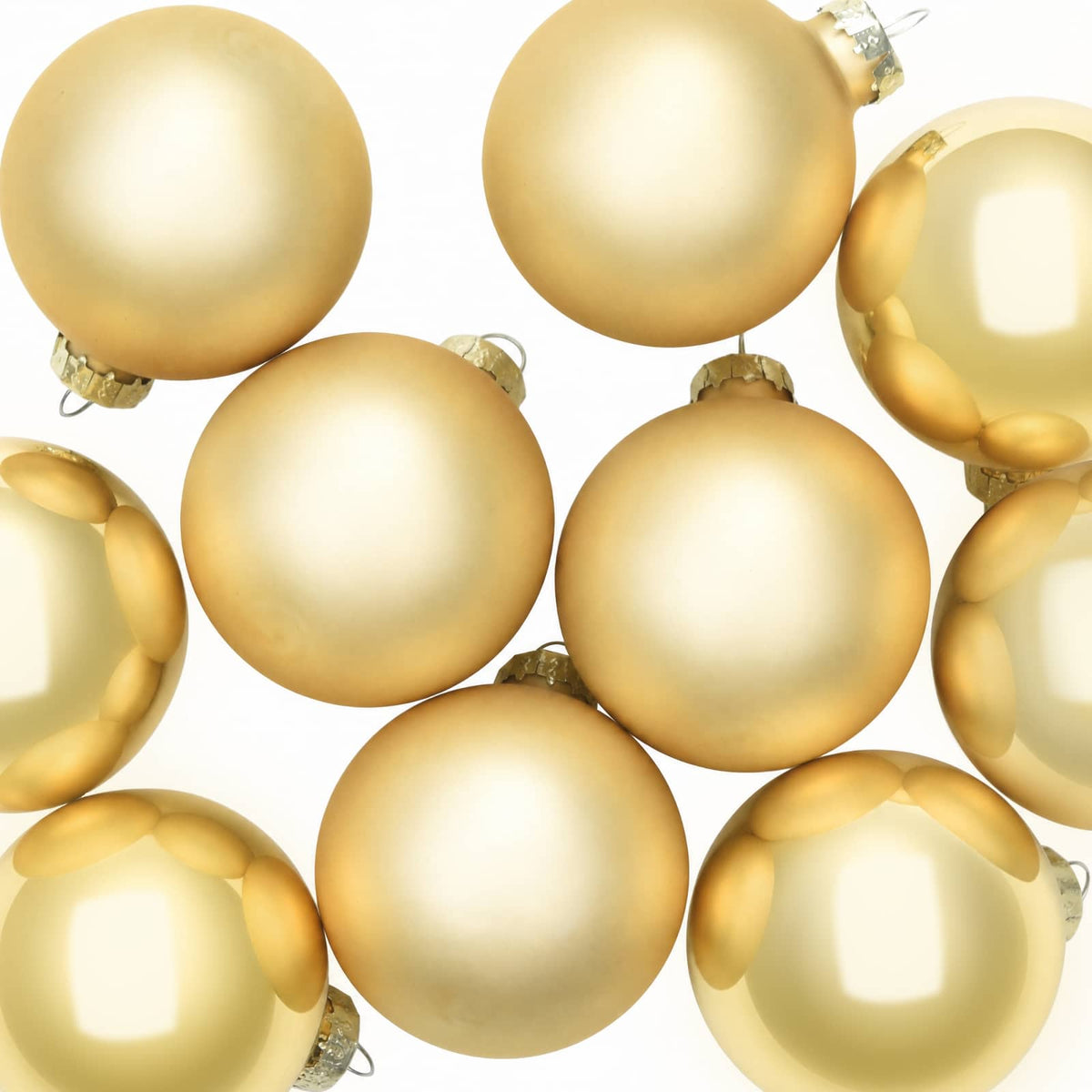 Christmas Ball Set 30 pcs Gold 6 cm Polystyrene