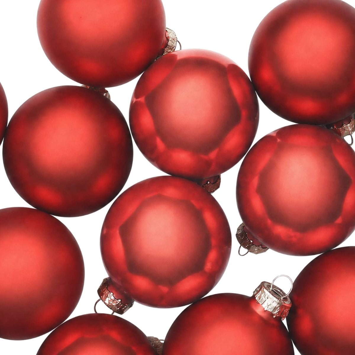 Christmas Ball Set 30 pcs Red 6 cm Polystyrene