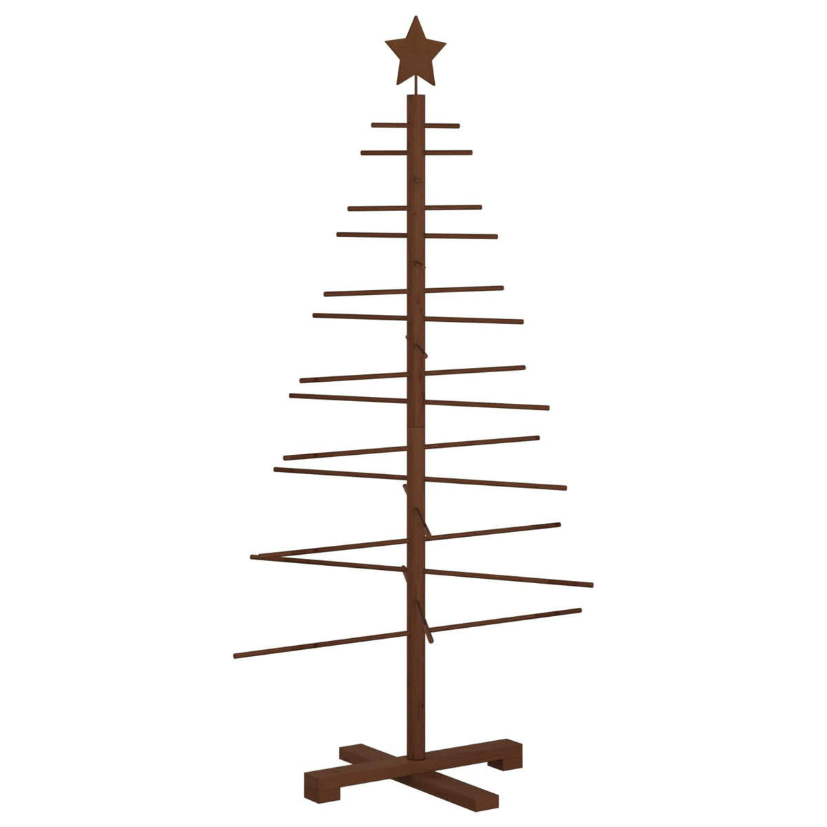 Wooden Christmas Tree KOTKA 125 cm Bamboo and Solid Pine Wood