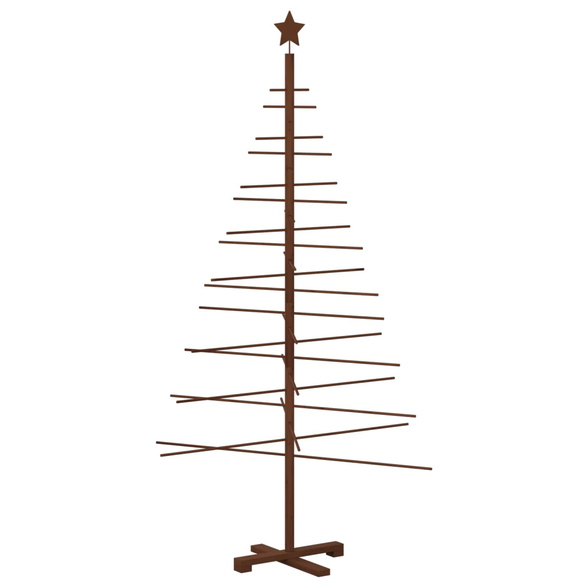 Wooden Christmas Tree 180 cm Bamboo and Solid Pine Wood