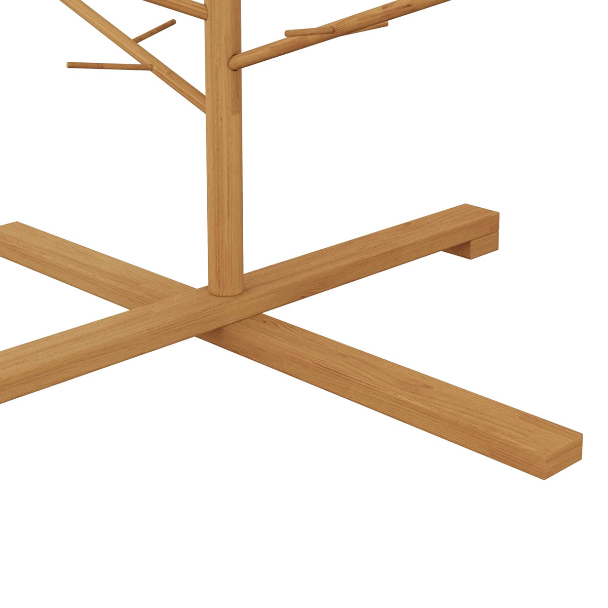 Wooden Christmas Tree 240 cm Bamboo and Solid Pine Wood Brown