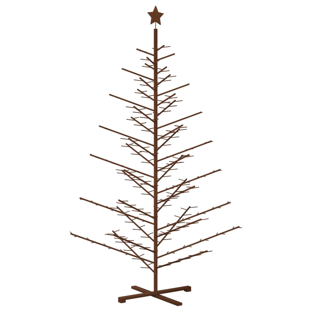 Wooden Christmas Tree 240 cm Bamboo and Solid Pine Wood