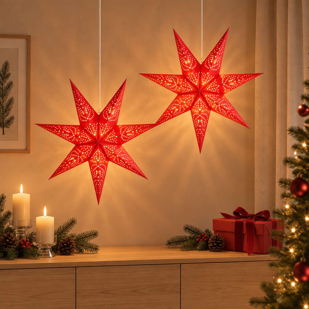 Christmas Lighting RAAHE 2 pcs 10 LEDs Warm White