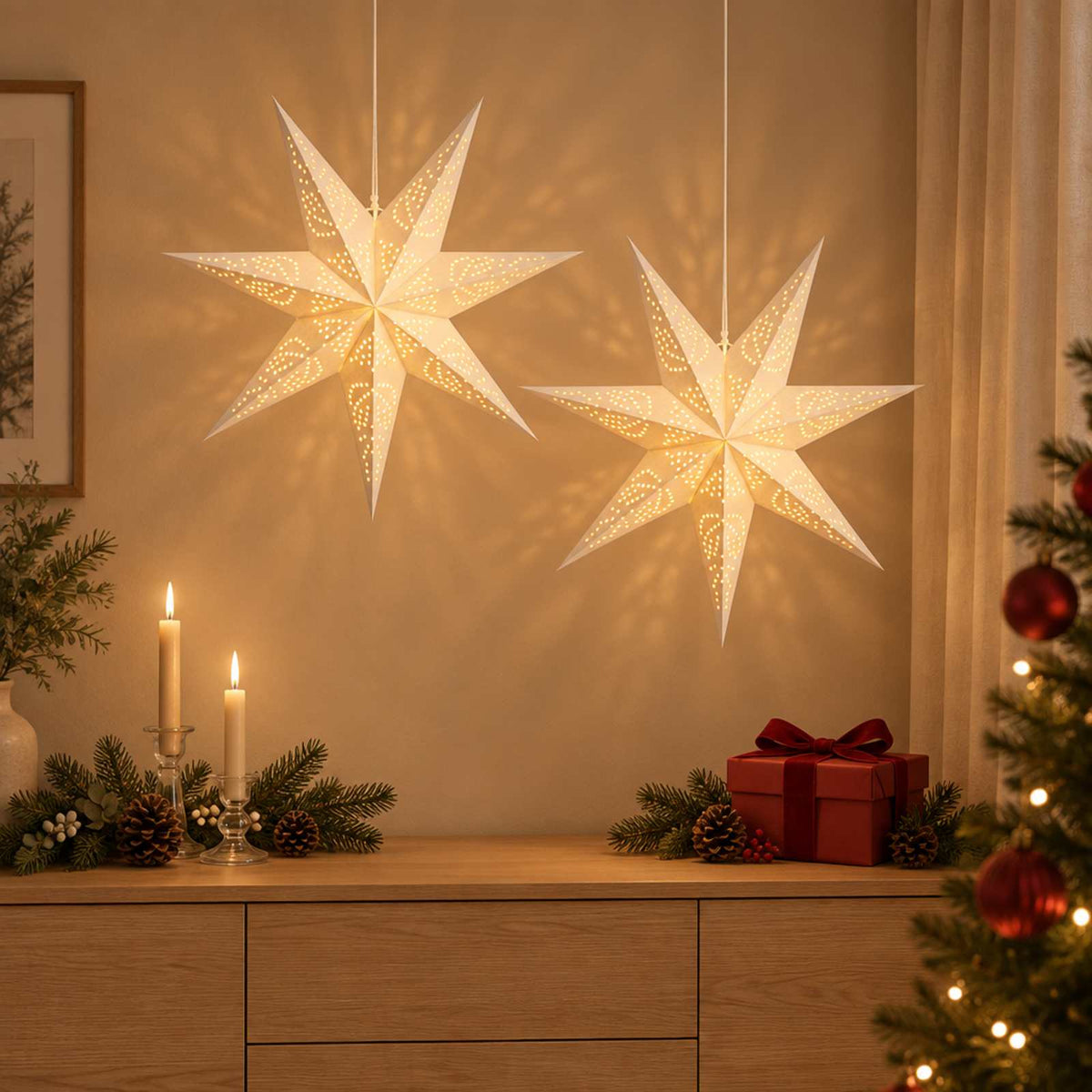 Christmas Lighting RAAHE 2 pcs 10 LEDs Warm White