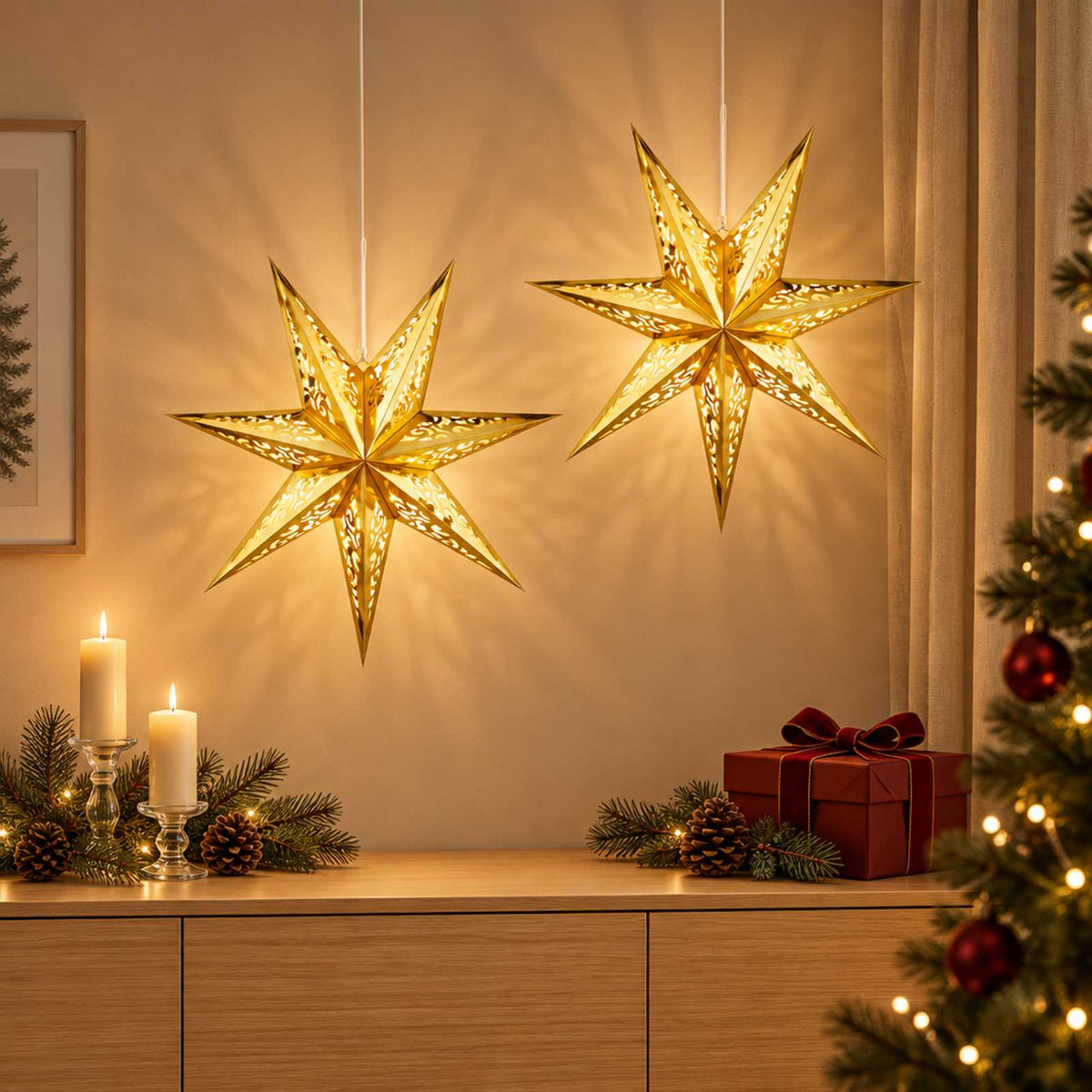 Christmas Lighting RAAHE 2 pcs 10 LEDs Warm White