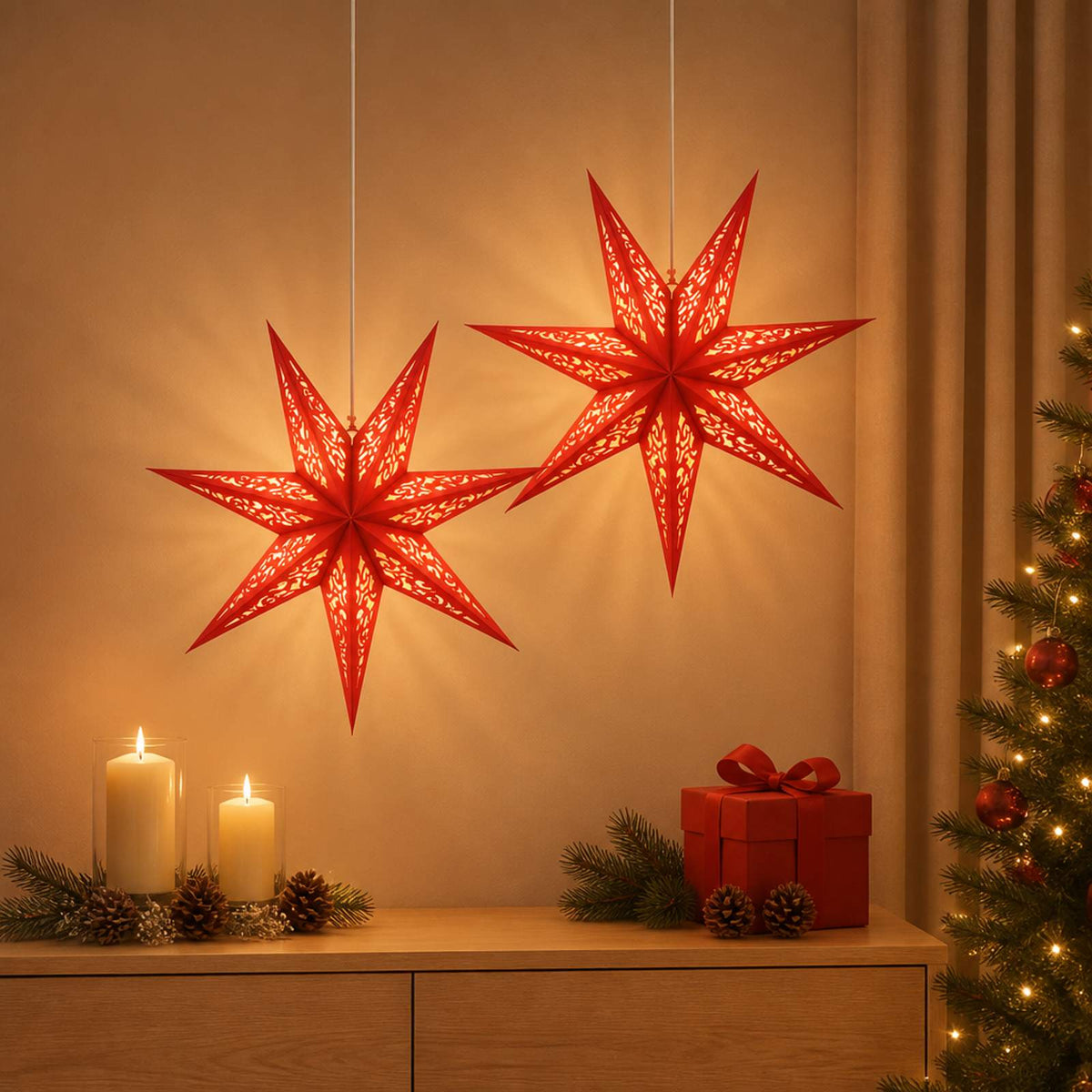 Christmas Lighting RAAHE 2 pcs 10 LEDs Warm White