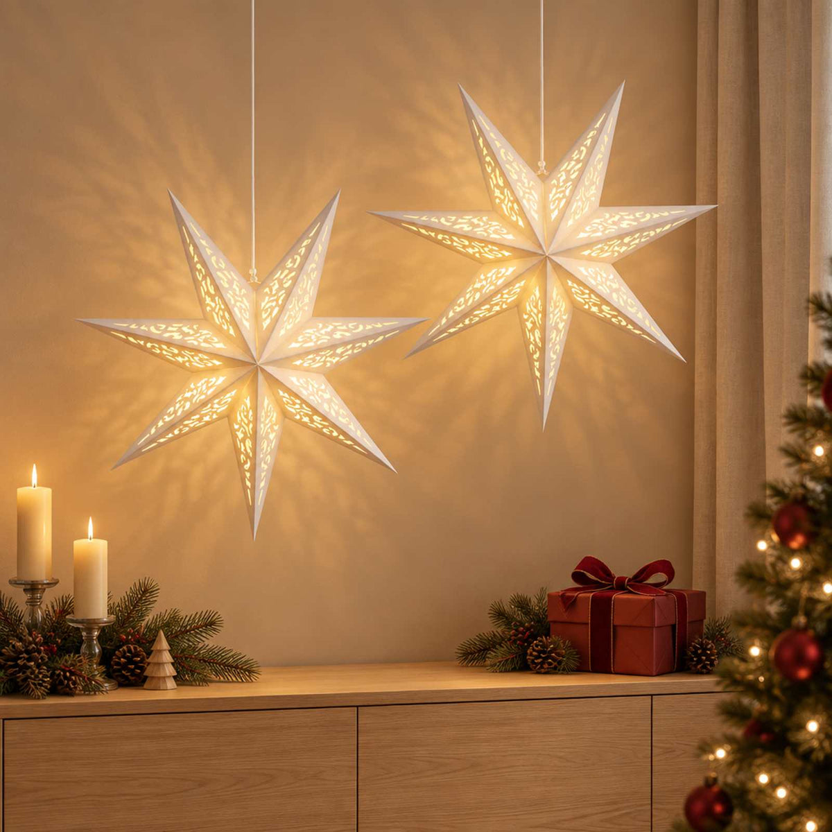 Christmas Lighting RAAHE 2 pcs 10 LEDs Warm White