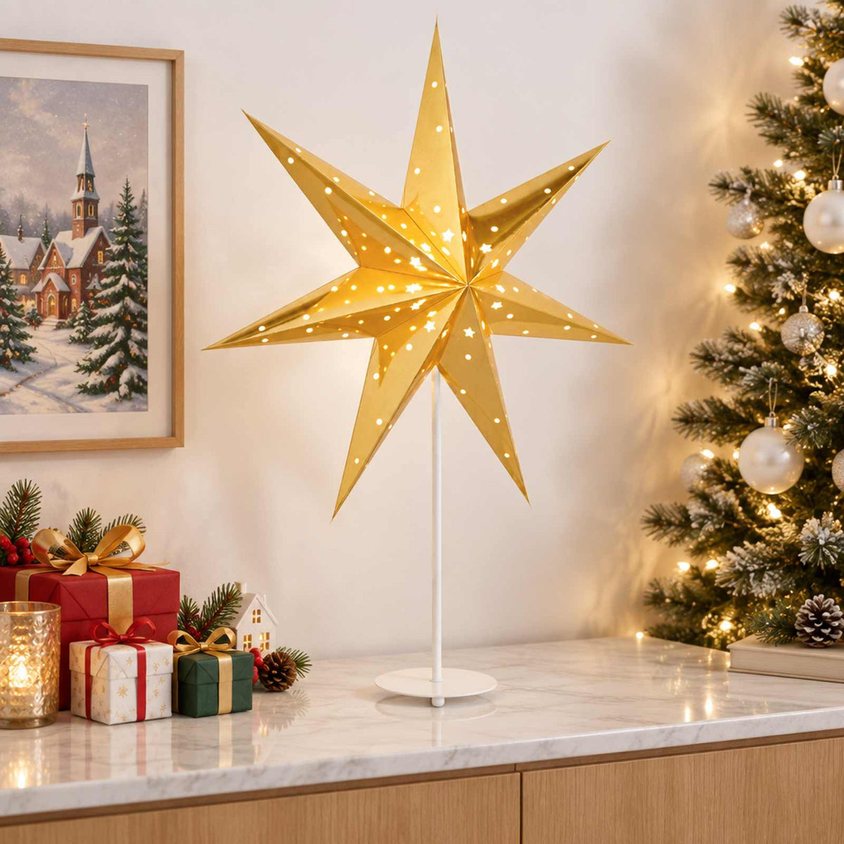 Christmas Lighting RAAHE Warm White 55 x 15 x 70 cm