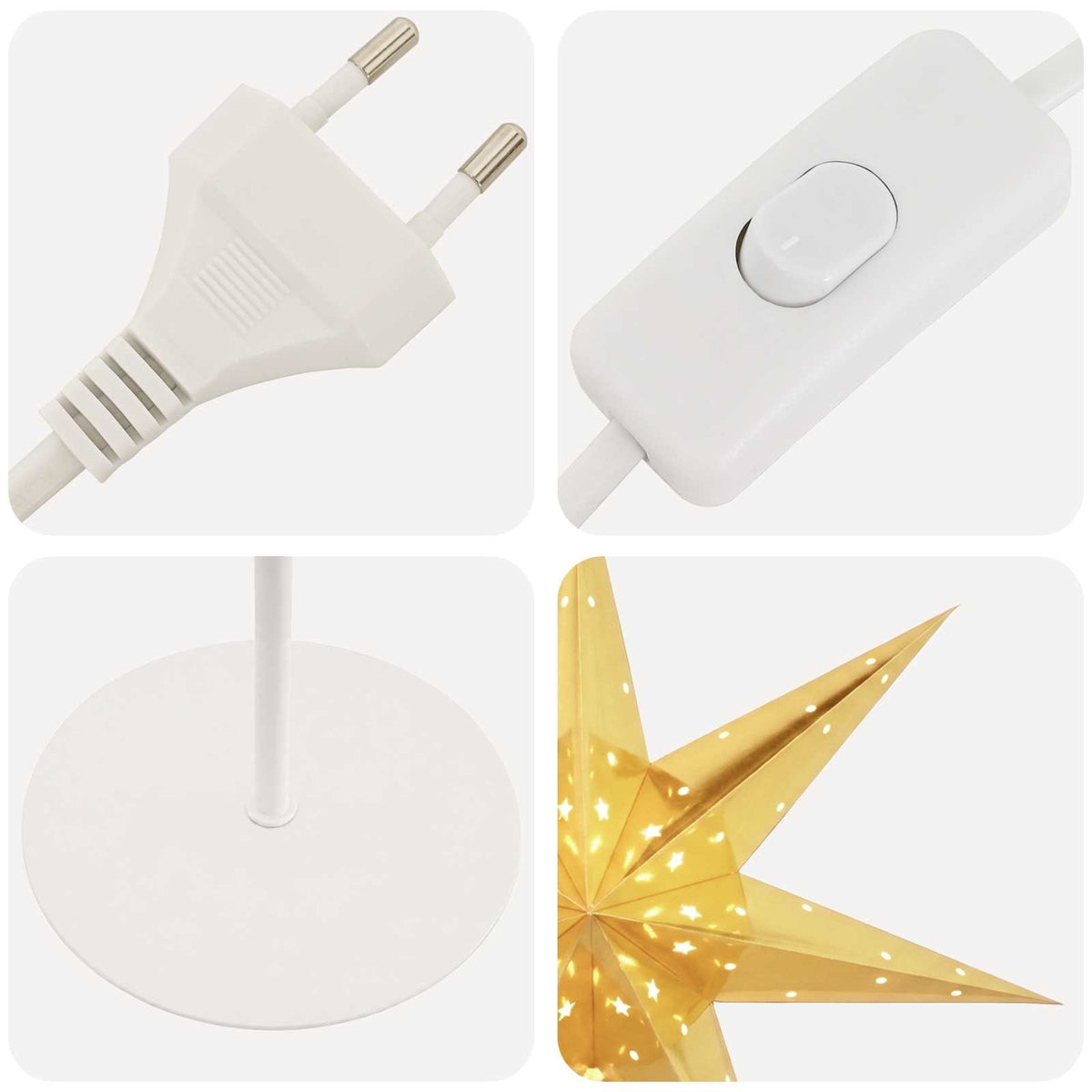 Christmas Lighting RAAHE Warm White 55 x 15 x 70 cm
