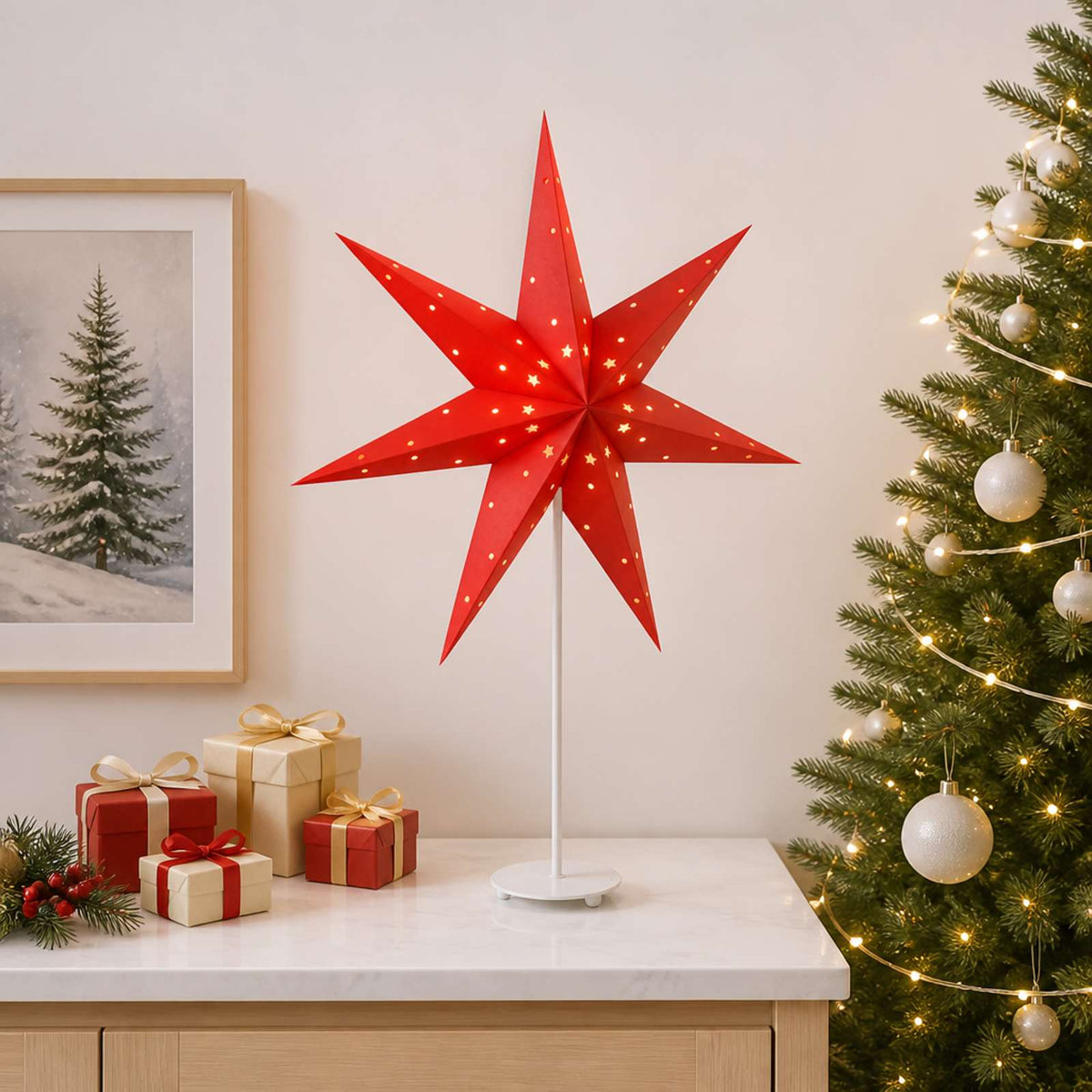 Christmas Lighting RAAHE Warm White 55 x 15 x 70 cm