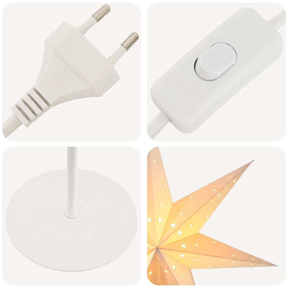 Christmas Lighting RAAHE Warm White 55 x 15 x 70 cm