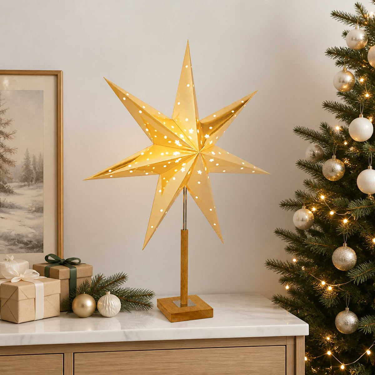 Christmas Lighting RAAHE Warm White 55 x 15 x 70 cm