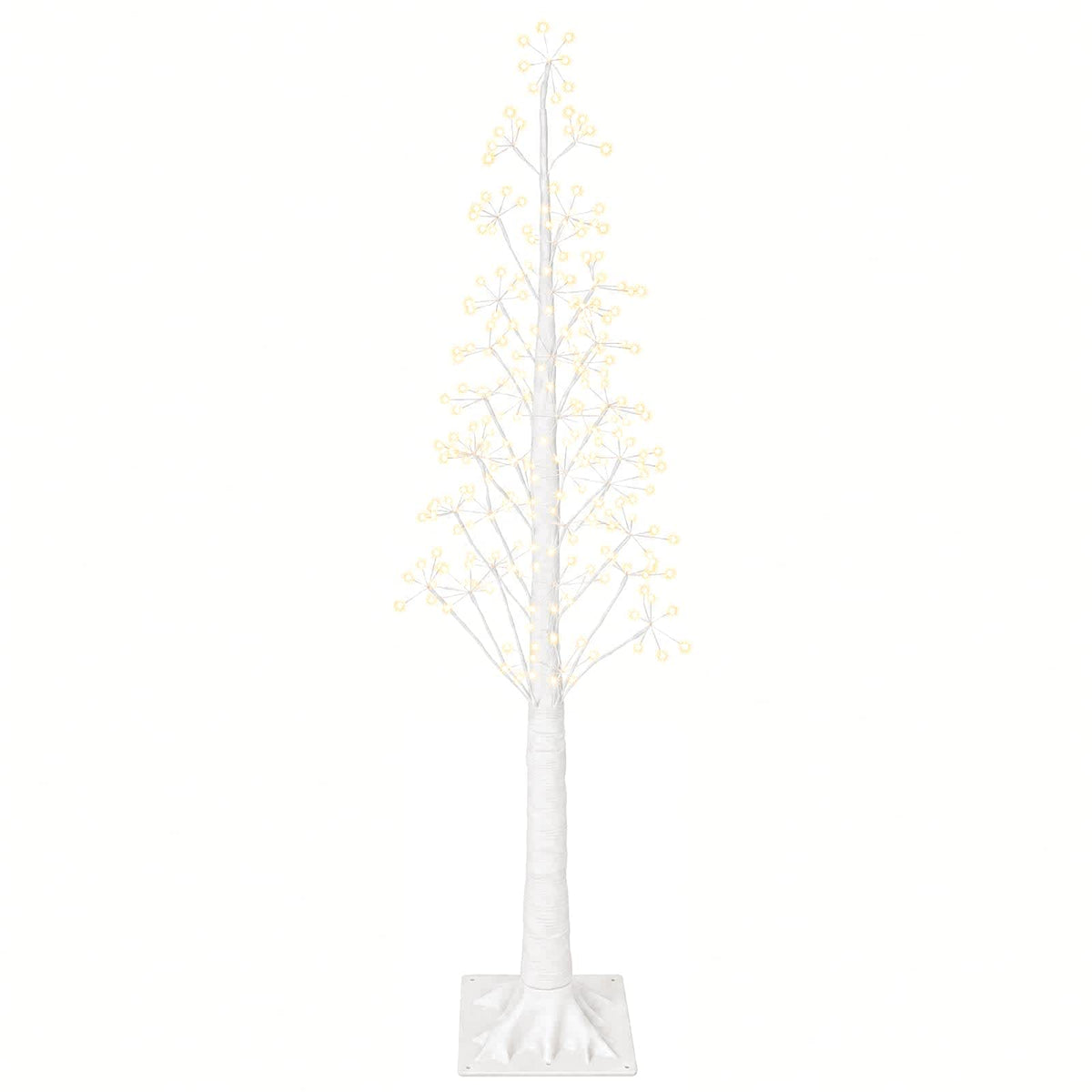 Starburst Christmas Tree White 17 x 17 x 150 cm Plastic