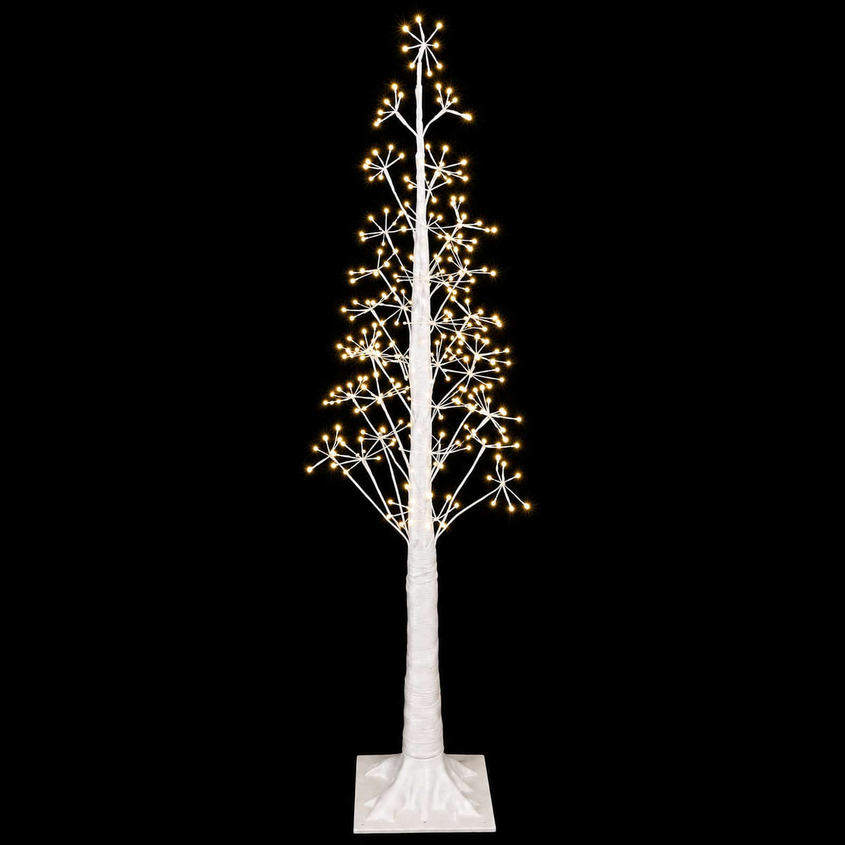 Starburst Christmas Tree White 17 x 17 x 150 cm Plastic