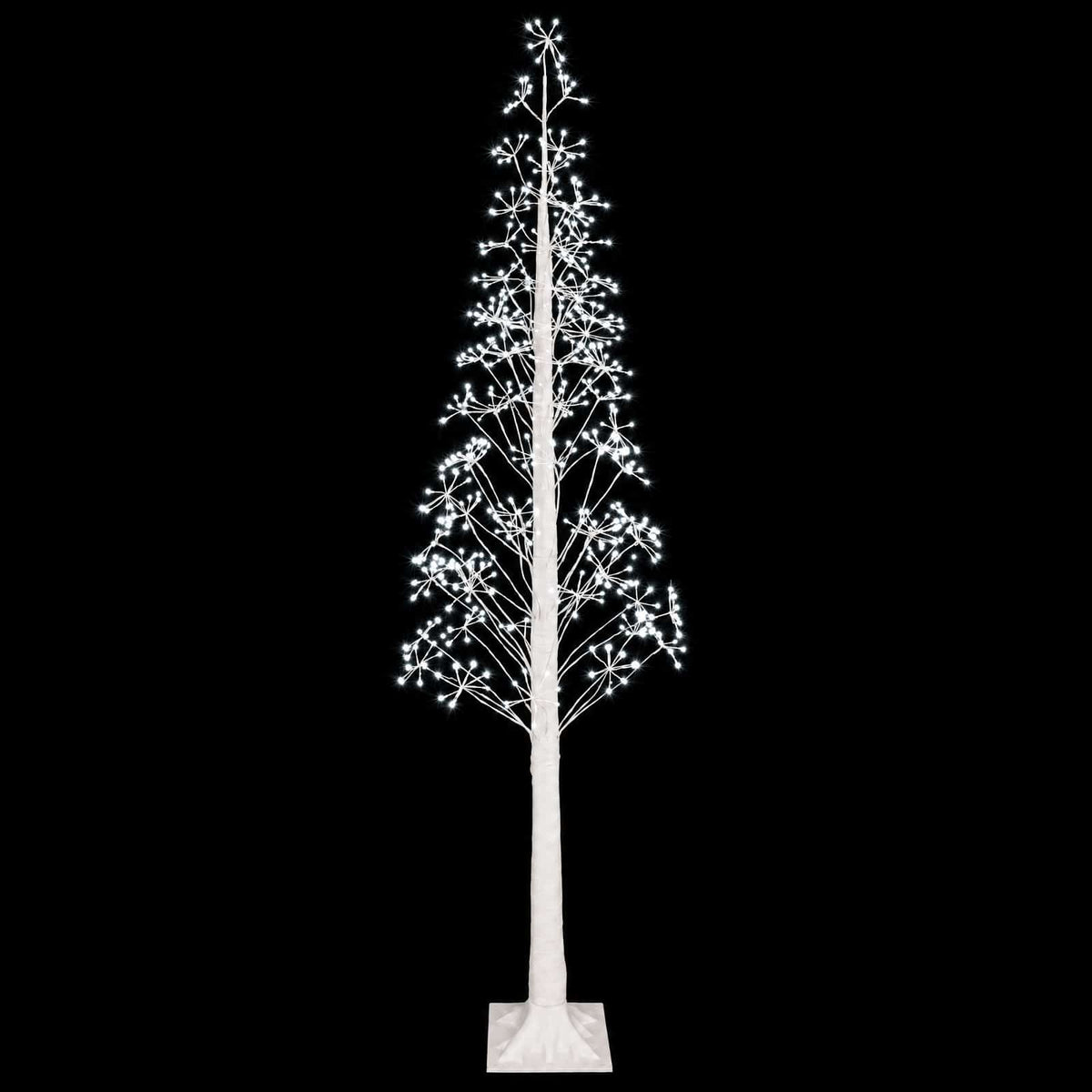 Starburst Christmas Tree White 25 x 25 x 210 cm Plastic