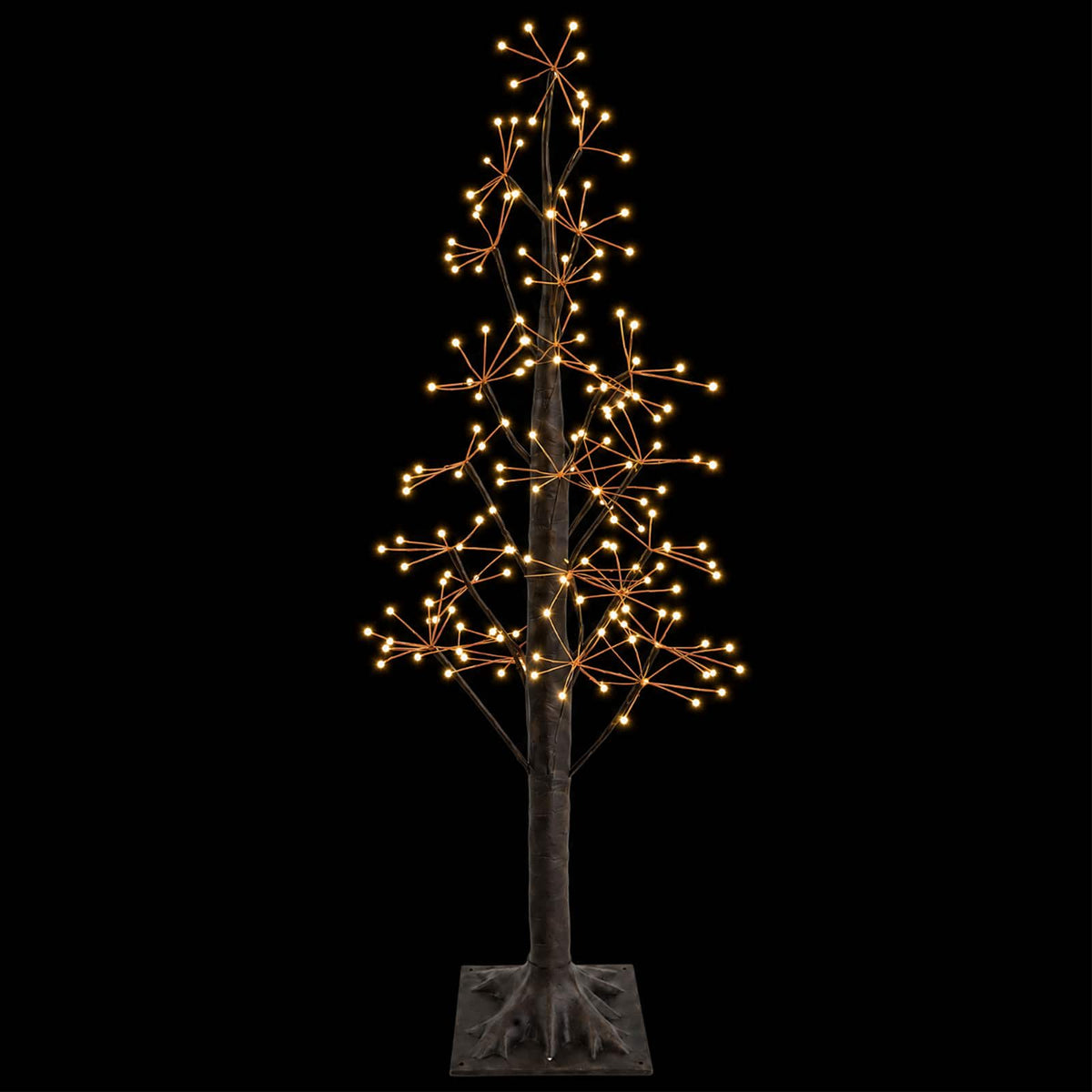 Starburst Christmas Tree Brown 17 x 17 x 120 cm Plastic