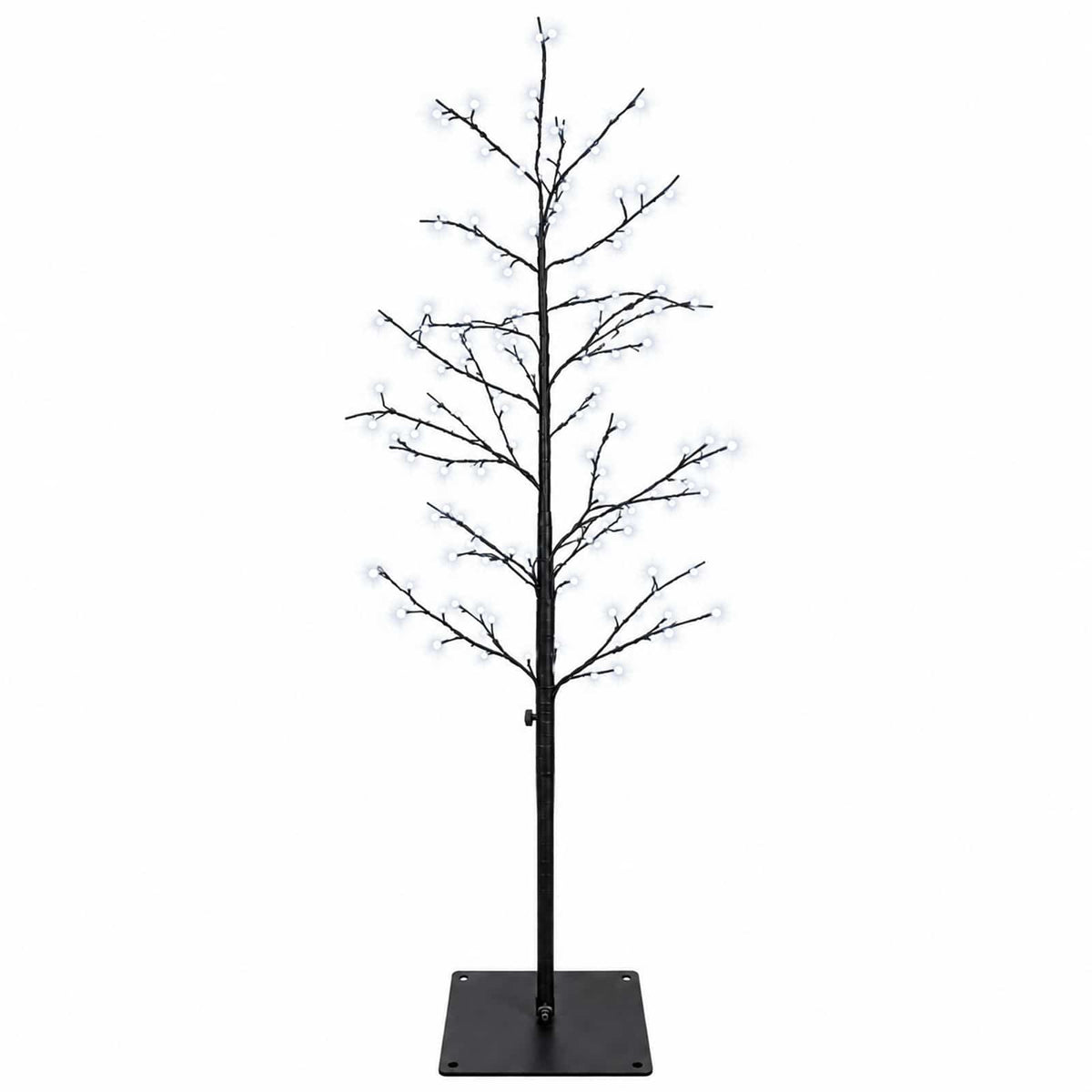 Micro Birch Christmas Tree Black 120 cm Steel 279 LEDs