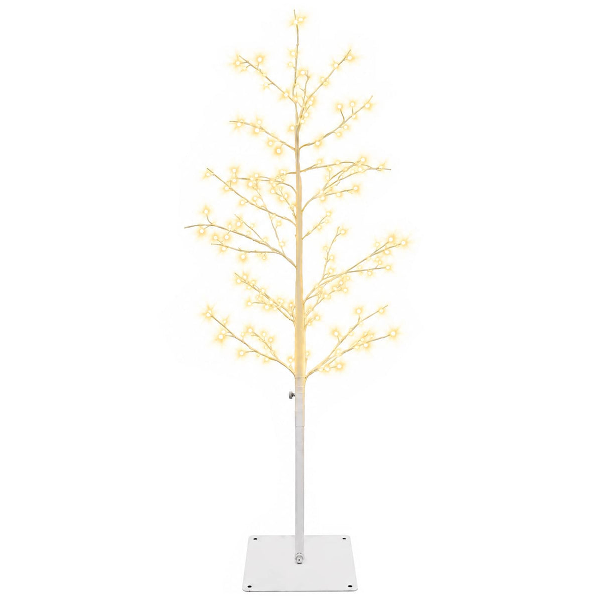 Micro Birch Christmas Tree White 18 x 18 x 120 cm Steel