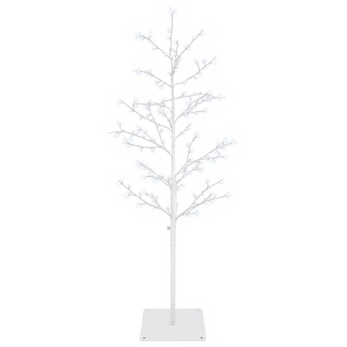 Micro Birch Christmas Tree White 120 cm Steel 279 LEDs