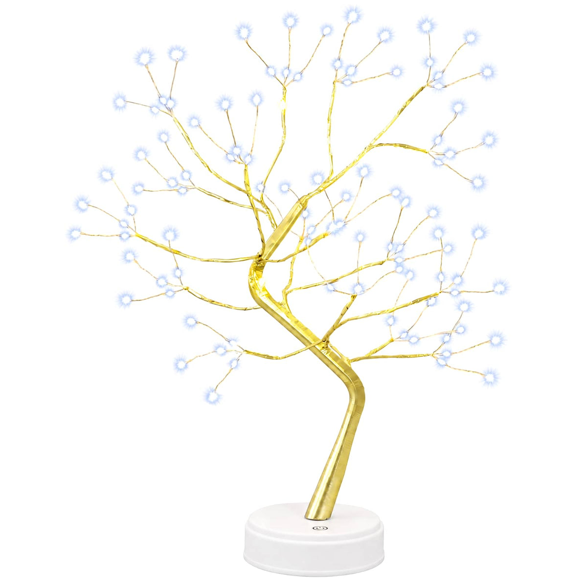 Mini Starburst Christmas Tree 2 pcs Gold 12 x 50 cm Steel