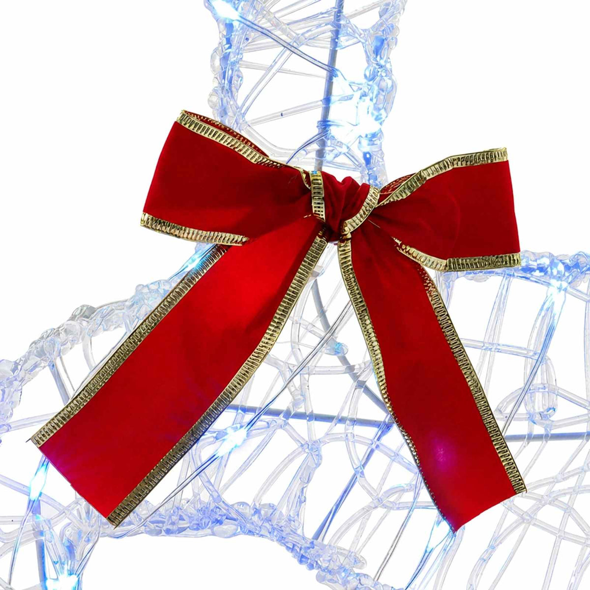 Christmas Reindeer 4 pcs 80 LEDs Blue 43 x 19 x 65 cm