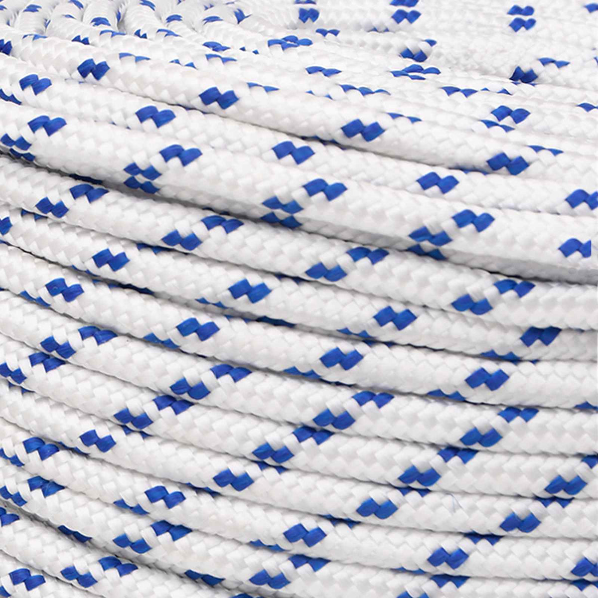 Multipurpose Utility Rope 6 mm 250 m White and Blue PP