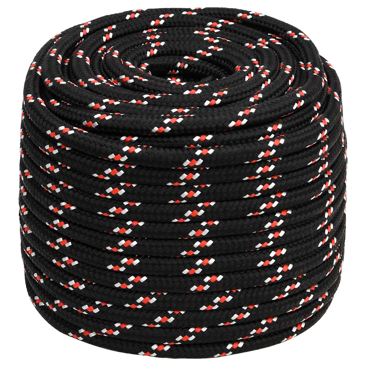 Multipurpose Utility Rope 18 mm 25 m Black and Red PP