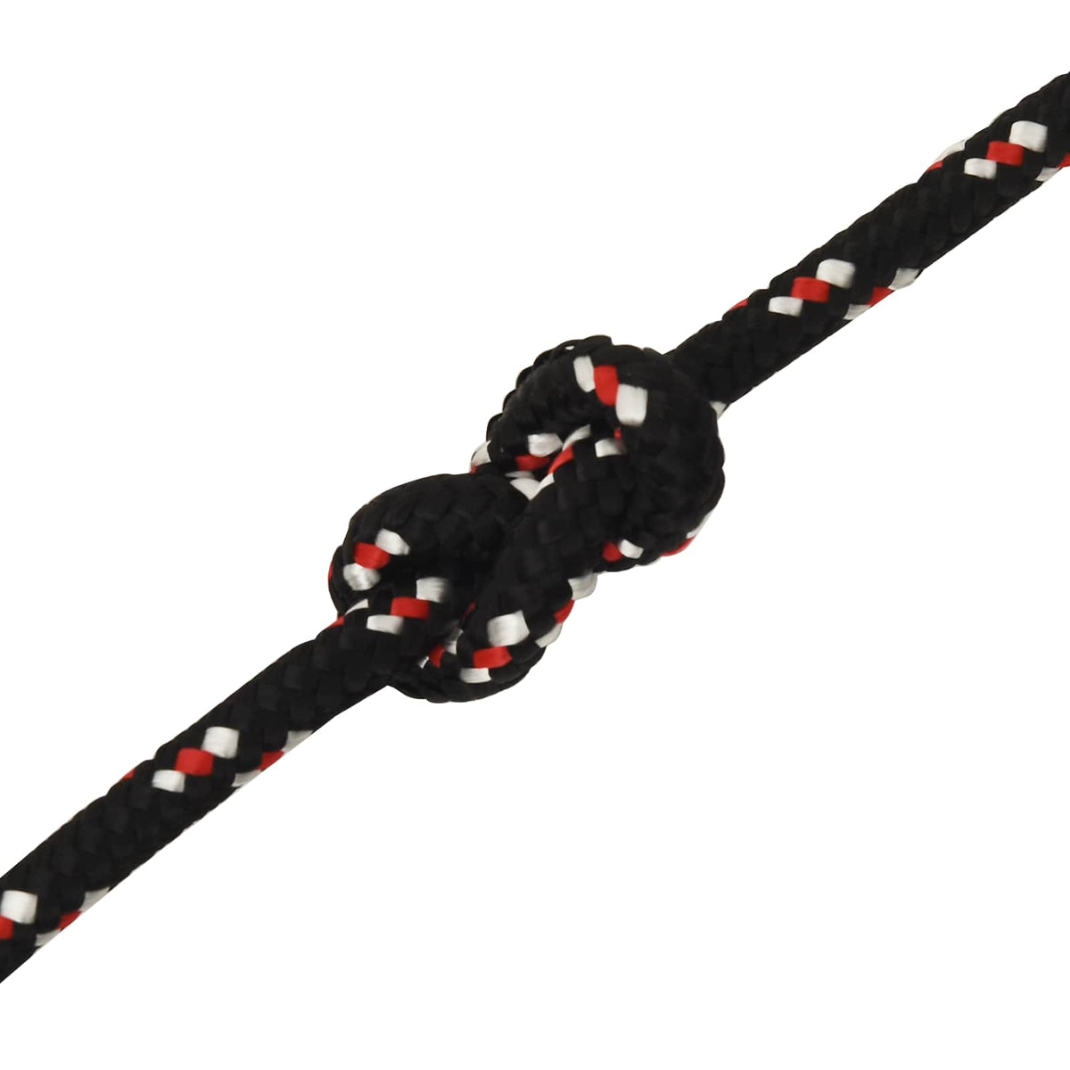 Multipurpose Utility Rope 14 mm 100 m Black and Red PP