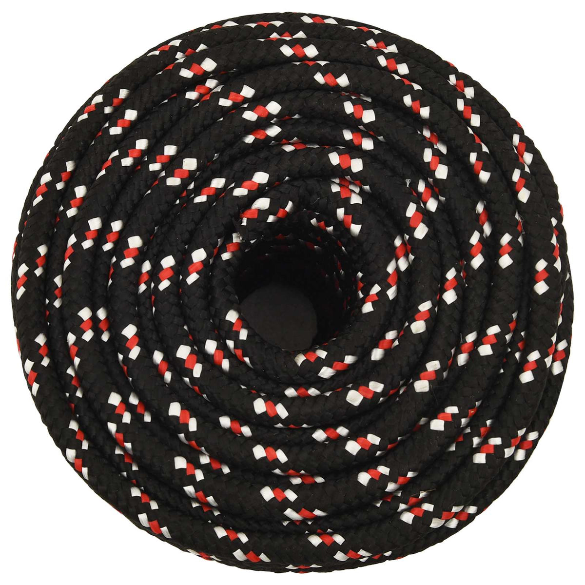 Multipurpose Utility Rope 16 mm 100 m Black and Red PP