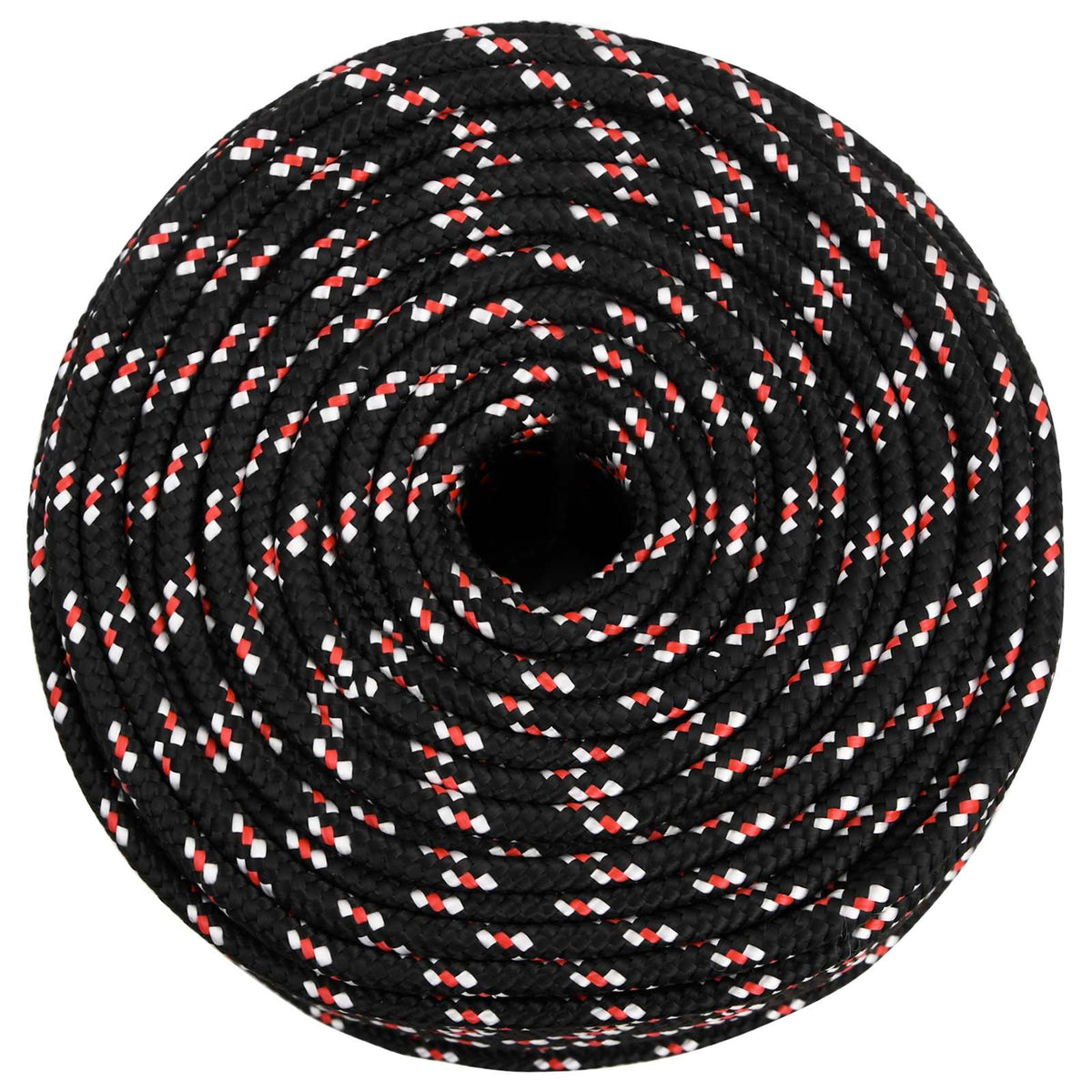 Multipurpose Utility Rope 10 mm 25 m Black and Red PP