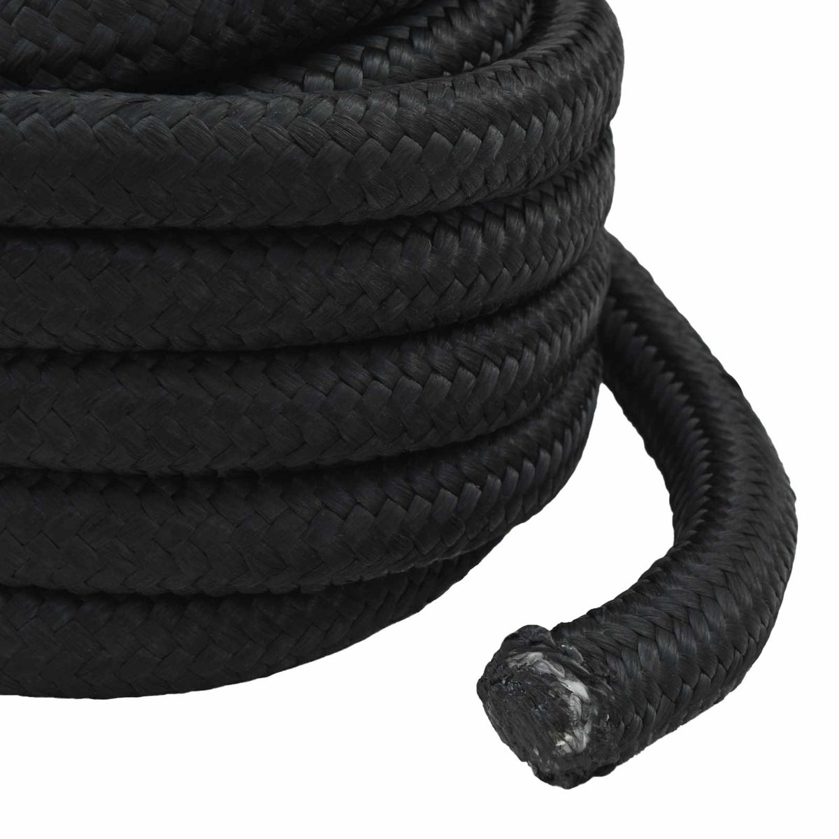 Multipurpose Utility Rope 50 mm 10 m Black PP 15000 kg Max Load